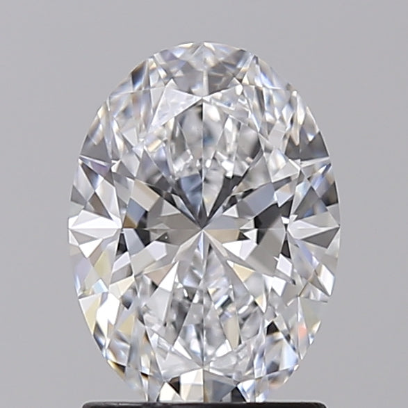IGI Certified 1.52 CT Oval HPHT Lab Grown Diamond, D Color, VS1 Clarity