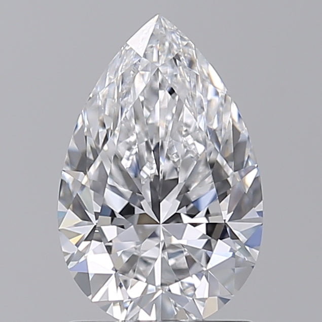 IGI Certified 1.52 CT Pear Cut Lab Grown Diamond VVS2 D Color