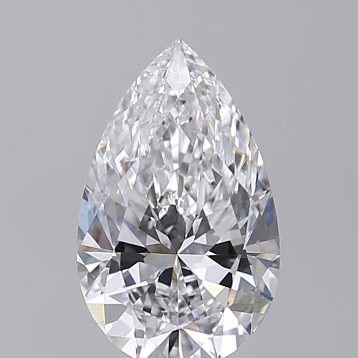 IGI Certified 1.52 CT Pear Cut Lab Grown Diamond, D Color, VS1 Clarity