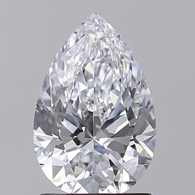 IGI Certified 1.52 CT Pear Cut Lab Grown Diamond, VVS2/D