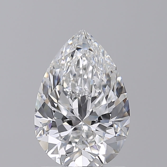 IGI Certified 1.52 CT Pear Cut Lab Grown Diamond, VVS2/E Color