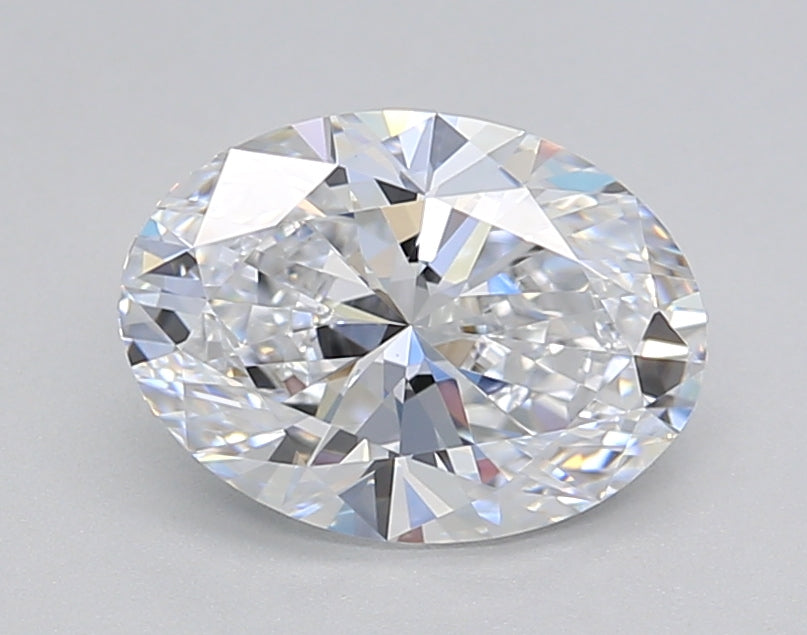 IGI Certified 1.53 CT Oval Lab-Grown Diamond - VS1 Clarity, D Color