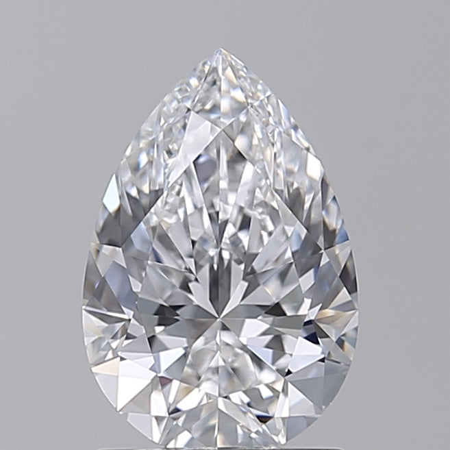 IGI Certified 1.53 CT Pear Cut Lab Grown Diamond, VVS2/D Color