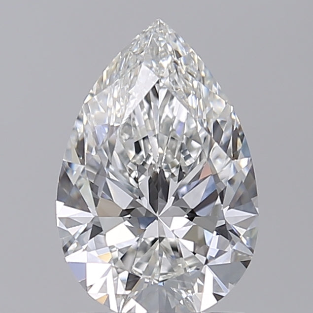 IGI Certified 1.53 CT Pear Cut Lab Grown Diamond, VVS2/F Color