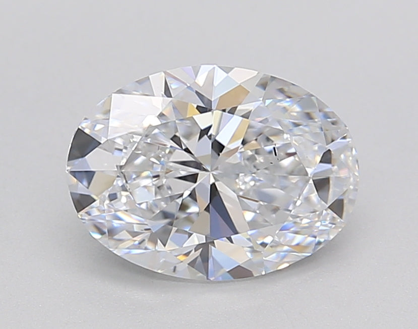 IGI Certified 1.54 CT Oval Cut Lab Grown Diamond with E Color and VS2 Clarity