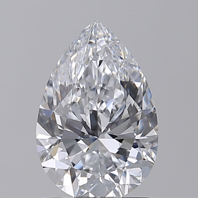 IGI Certified 1.54 CT Pear Cut Lab Grown Diamond, VVS2/F Color