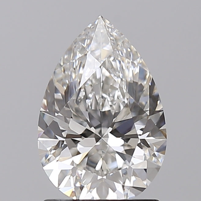 IGI Certified 1.54 CT Pear Cut Lab Grown Diamond, VVS2/G Color