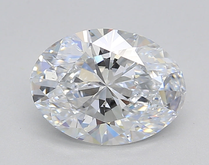 IGI Certified 1.55 CT Oval Cut Lab-Grown Diamond with Excellent Polish and Symmetry