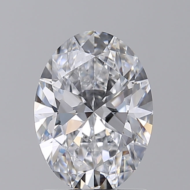 IGI Certified 1.55 CT Oval Cut Lab Grown Diamond, D VS1