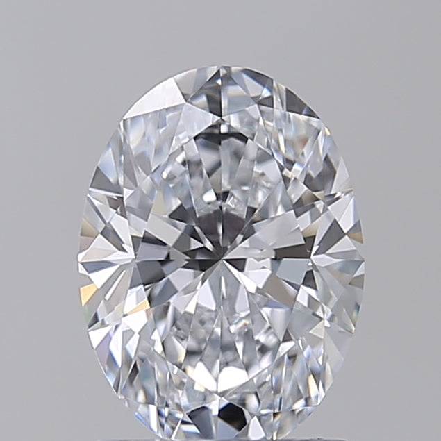 IGI Certified 1.55 CT Oval Lab Grown Diamond, D VS1