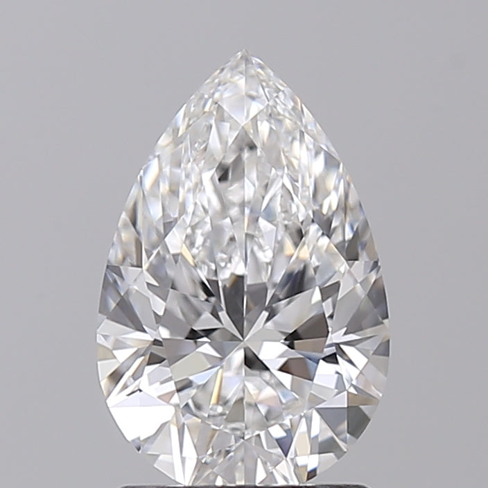 IGI Certified 1.55 CT Pear Cut Lab Grown Diamond, VVS2/D Color