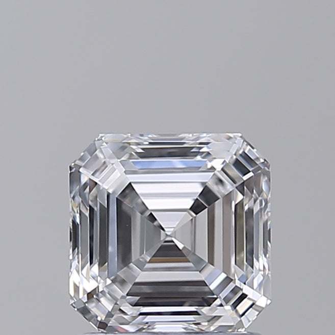 IGI Certified 1.55 CT Square Emerald Cut Lab Grown Diamond, D Color, VS1 Clarity