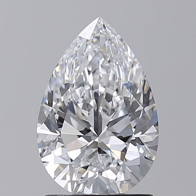 IGI Certified 1.56 CT Pear Cut Lab Grown Diamond VS1 D Color