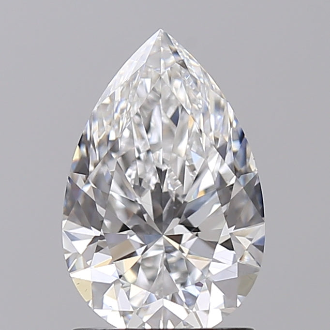 IGI Certified 1.56 CT Pear Cut Lab Grown Diamond VS2 E Color