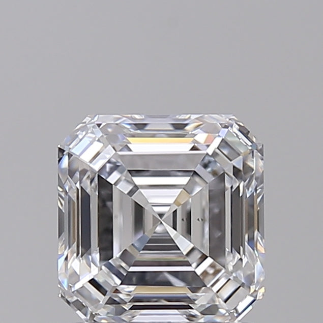 IGI Certified 1.56 CT Square Emerald Cut Lab Grown Diamond, D Color, VS1 Clarity