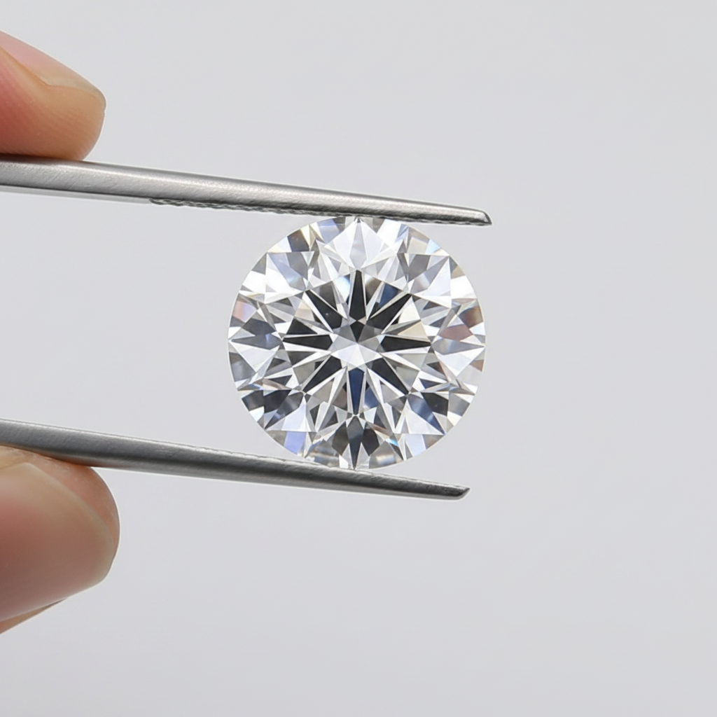 IGI Certified 1.58 Ct D Color VS1 Round HPHT Lab Grown Diamond