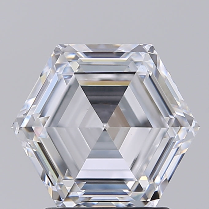 IGI-ZERTIFIZIERTER 1,84 ct sechseckiger, im Labor gezüchteter Diamant, VS1-Klarheit, D-Farbe