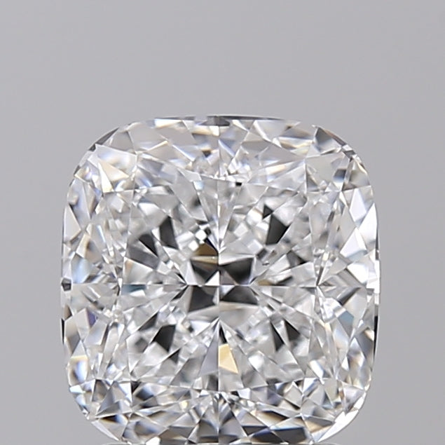 IGI Certified 2.00 CT Cushion Lab-Grown Diamond, D Color, VS1 Clarity