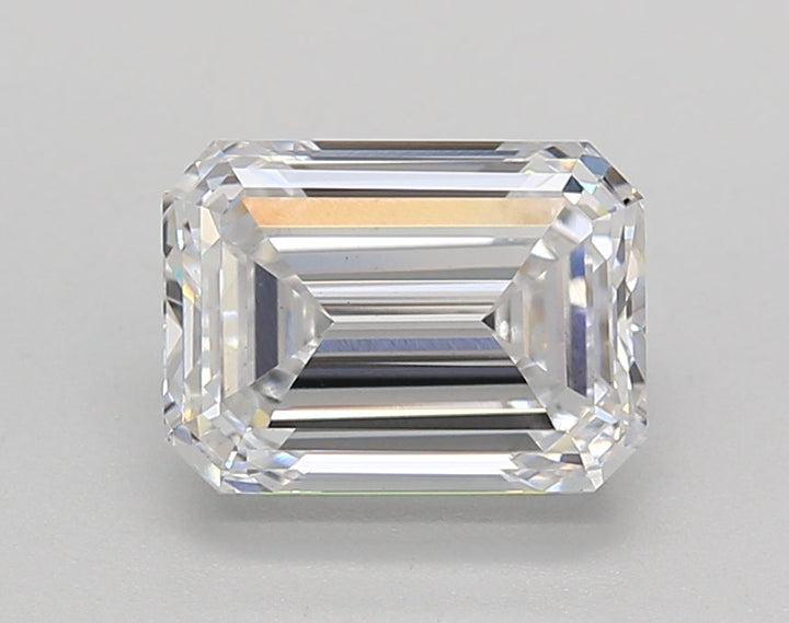 IGI Certified 2.00 CT Emerald Cut Lab-Grown Diamond, E Color, VS1 Clarity