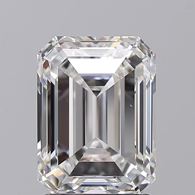 IGI Certified 2.00 CT Emerald Cut Lab-Grown Diamond, E Color, VS1 Clarity