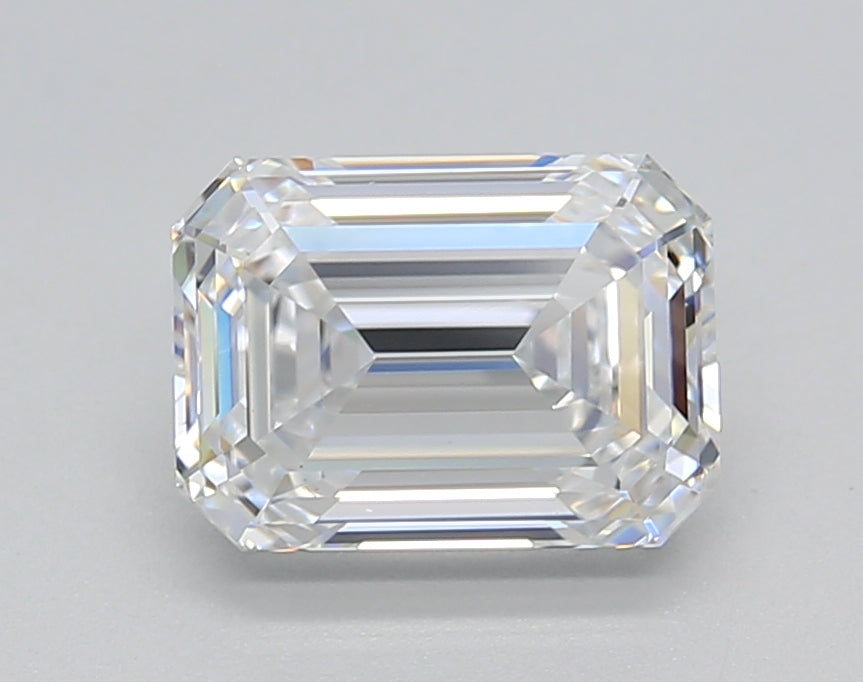 IGI Certified 2.00 CT Emerald Cut Lab Grown Diamond - D Color, VS1 Clarity