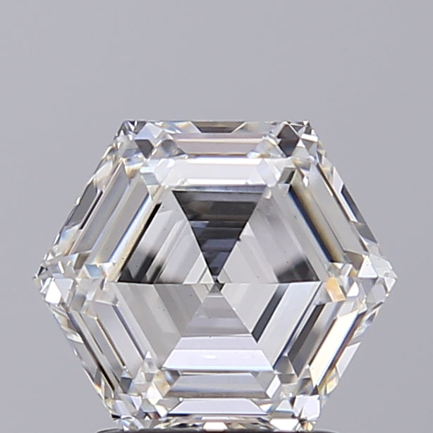 IGI-zertifizierter, sechseckiger, im Labor gezüchteter Diamant mit 2,00 CT, VS2-Klarheit, Farbe G