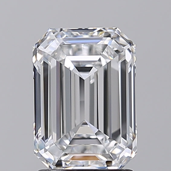 IGI Certified 2.01 CT HPHT Lab-Grown Emerald Cut Diamond