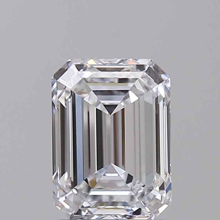 IGI Certified 2.01 CT HPHT Lab-Grown Emerald Cut Diamond