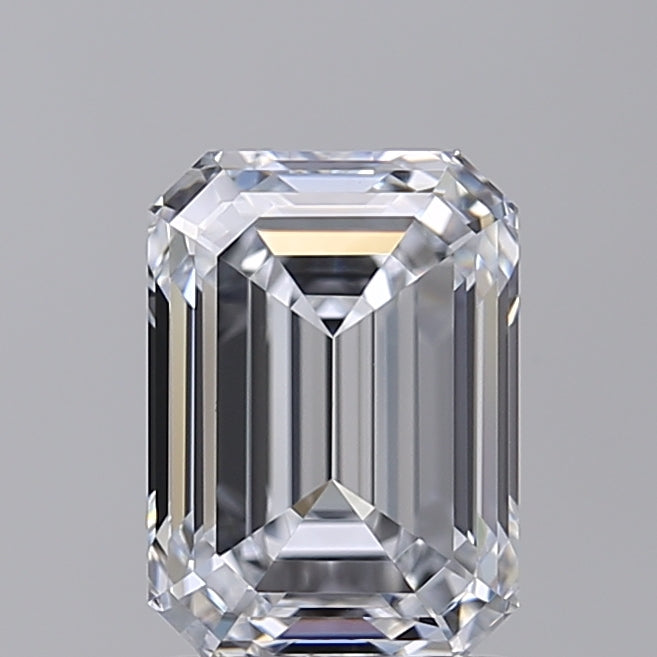 IGI Certified 2.01 CT HPHT Lab-Grown Emerald Cut Diamond