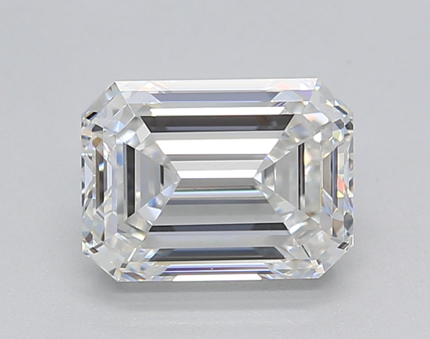 IGI Certified 2.01 CT HPHT Lab-Grown Emerald Cut Diamond