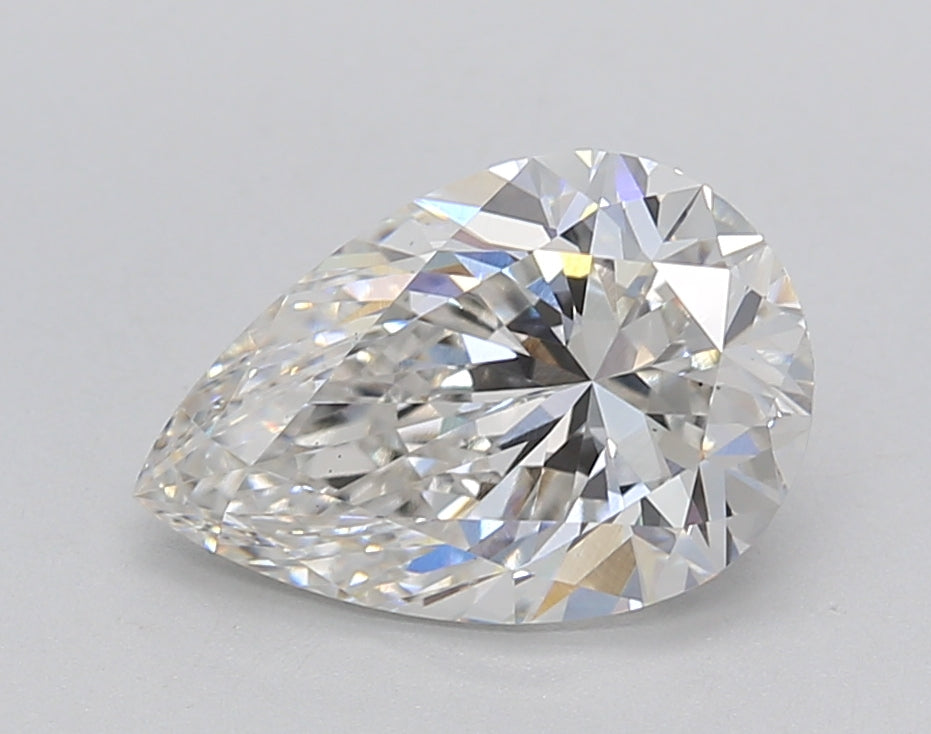 IGI Certified 2.01 CT Pear Cut E Color Lab-Grown Diamond