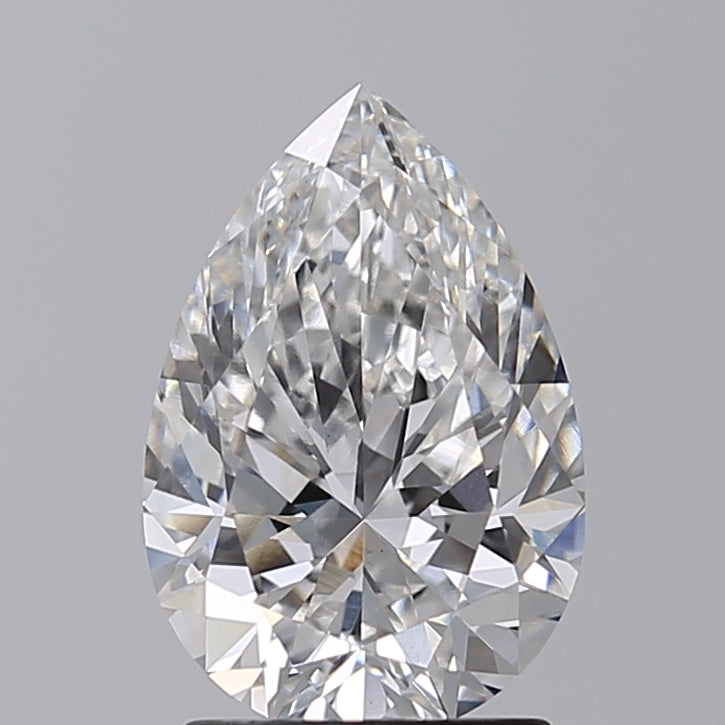 IGI Certified 2.01 CT Pear Cut F Color Lab-Grown Diamond