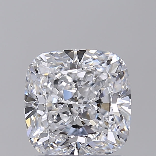 IGI Certified 2.01 Carat Cushion Cut Lab Grown Diamond - D Color, IF Clarity