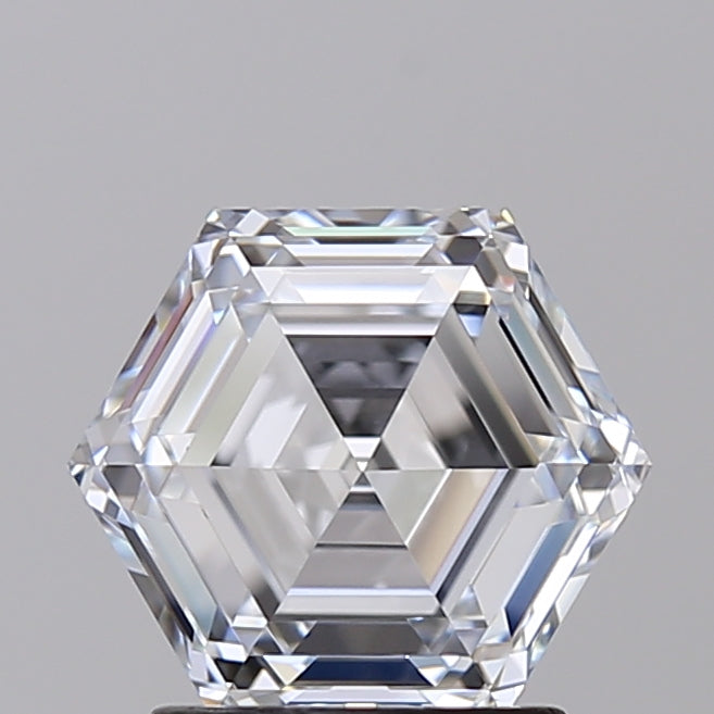 IGI Certified 2.01 Carat Hexagonal Cut Lab-Grown Diamond