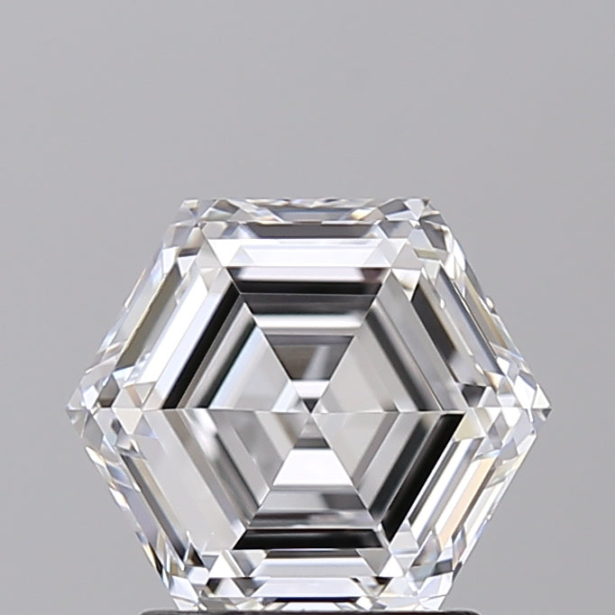 IGI Certified 2.01 Carat Hexagonal Cut Lab-Grown Diamond