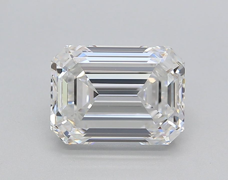 IGI Certified 2.02 CT HPHT Lab-Grown Emerald Cut Diamond