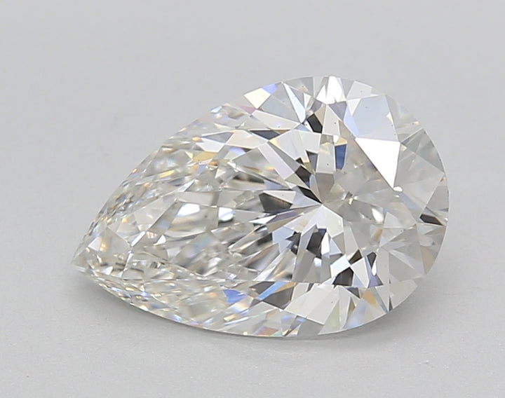 IGI Certified 2.02 CT Pear Cut F Color Lab-Grown Diamond