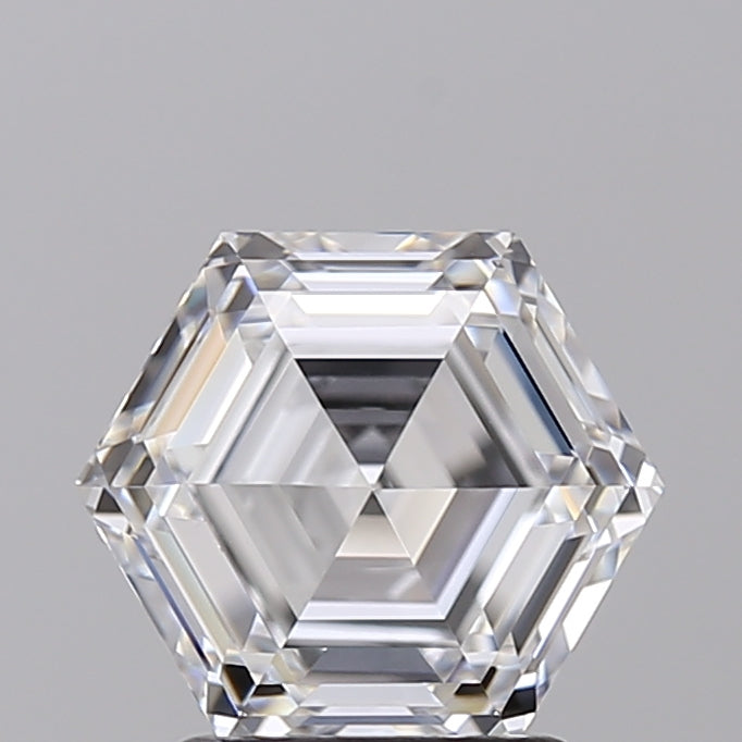 IGI Certified 2.03 Carat Hexagonal Cut Lab-Grown Diamond