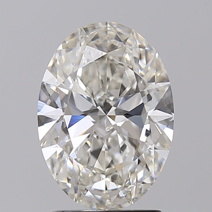 IGI Certified 2.04 CT Oval Lab Grown Diamond, G Color