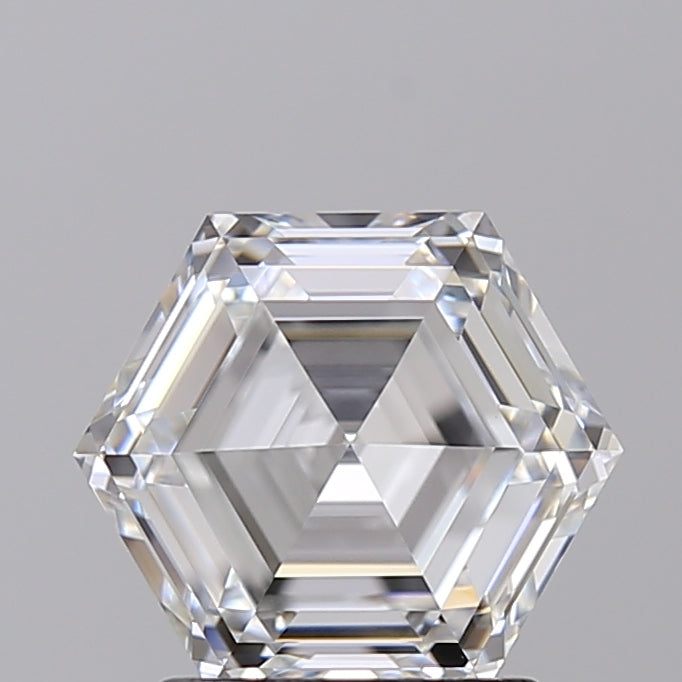 IGI Certified 2.04 Carat Hexagonal Cut Lab-Grown Diamond