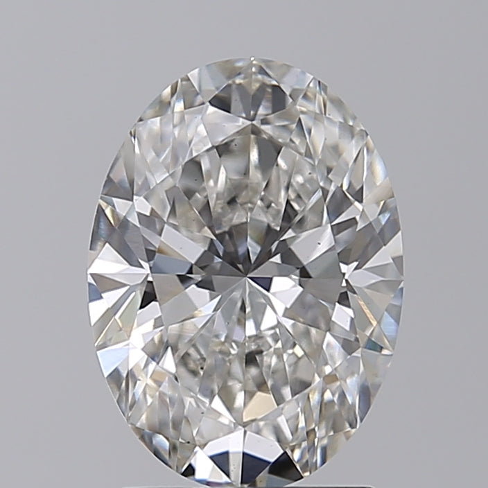 IGI Certified 2.05 CT Oval Lab Grown Diamond, G Color