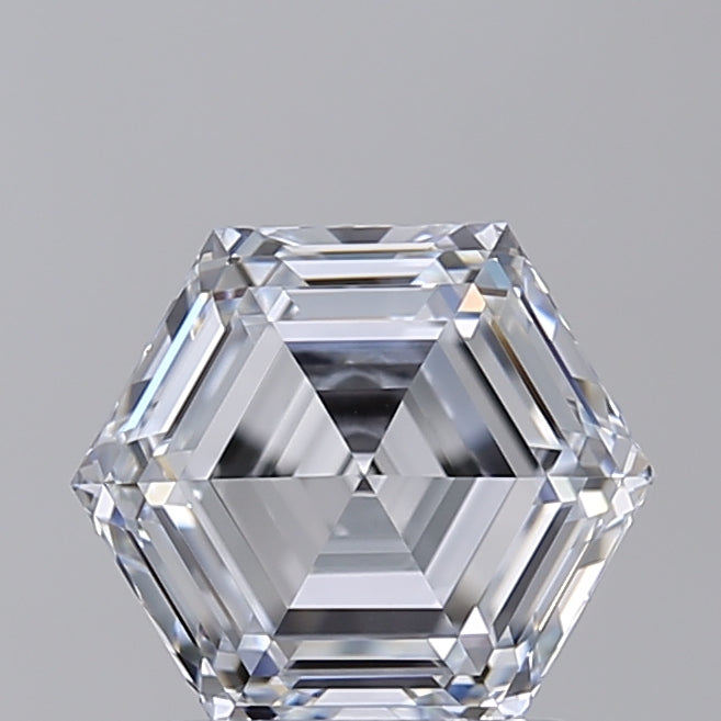 IGI Certified 2.05 Carat Hexagonal Cut Lab-Grown Diamond