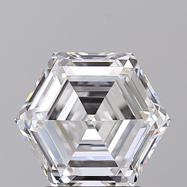 IGI Certified 2.06 CT HPHT Hexagonal Lab Grown Diamond, D VVS1