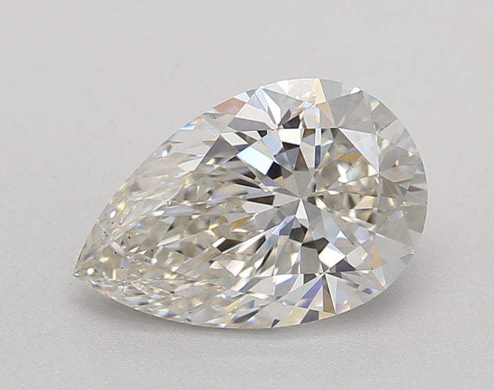 IGI Certified 2.06 CT Pear Cut Lab-Grown Diamond, G Color, VS2 Clarity