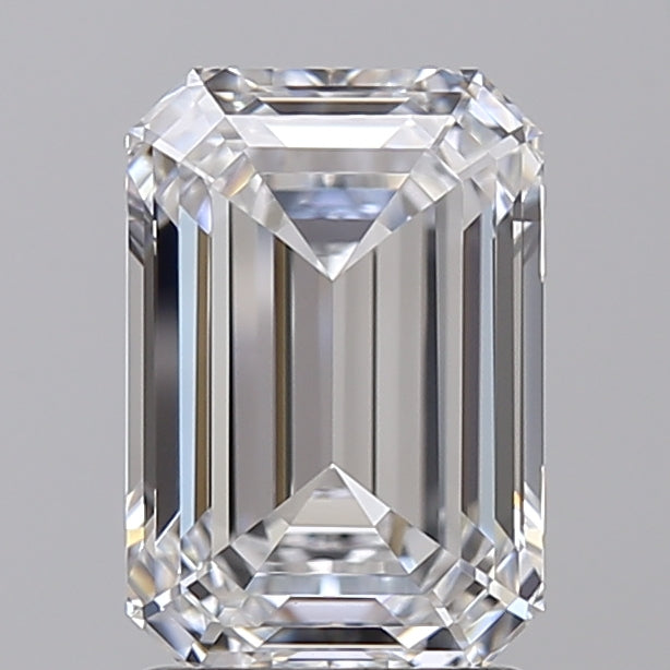 IGI Certified 2.07 CT HPHT Lab-Grown Emerald Cut Diamond