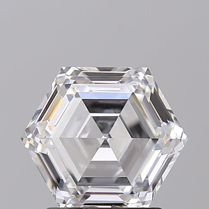 IGI Certified 2.08 Carat Hexagonal Cut Lab-Grown Diamond