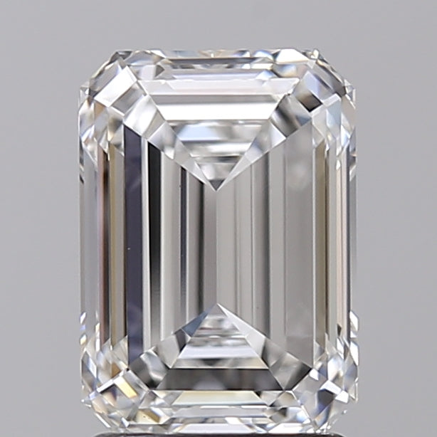 IGI Certified 2.09 CT HPHT Lab-Grown Emerald Cut Diamond