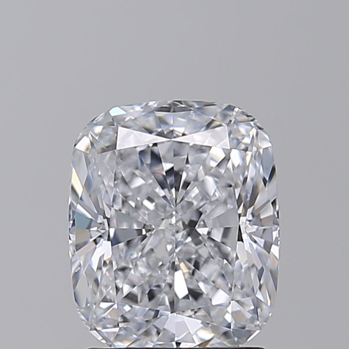 IGI Certified 2.10 CT HPHT Lab Grown Diamond - Long Cushion Cut, D Color VVS2 Clarity