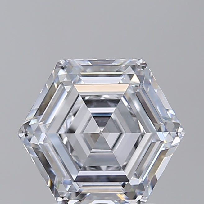 IGI Certified 2.10 Carat Hexagonal Cut Lab-Grown Diamond