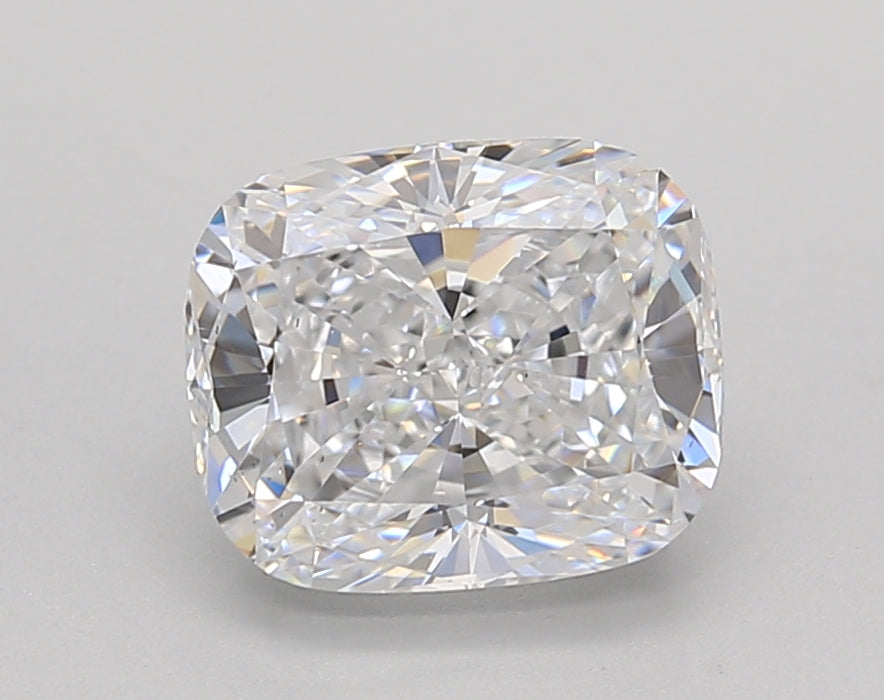 IGI Certified 2.11 CT HPHT Lab Grown Diamond - Long Cushion Cut, D Color VS2 Clarity